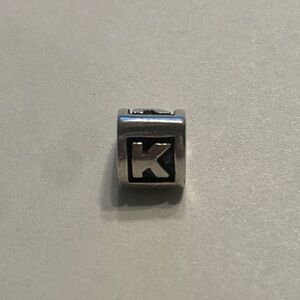 Pandora Sterling Silver K Charm